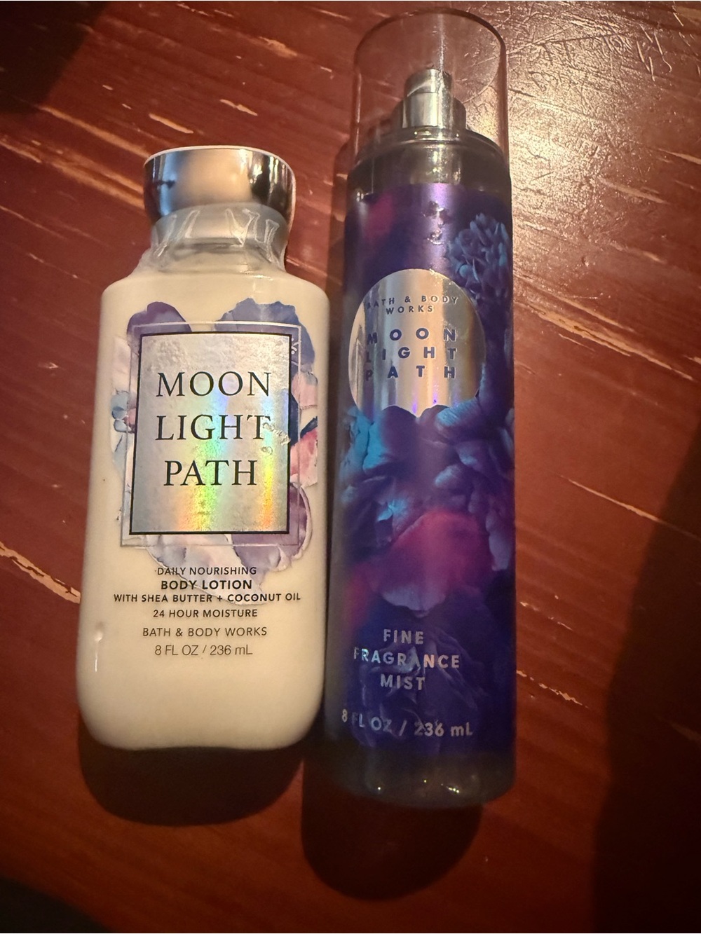 Bath & Body Works Moonlight Path Lotion & Fine Fragrance Mist — Purple